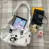sac messager japonais harajuku pour femmes, sacs à bandoulière en toile de couleur unie pour étudiantes, sacs à main de grande capacité, sac à bandoulière