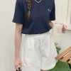 short décontracté en dentelle blanche pour femmes, taille haute, jambes larges, pantalon de plage, ample, bas fin, pour la maison