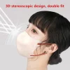 masque anti poussière tridimensionnel masques faciaux tissu masques de protection anti poussière jetables boucles auriculaires masque buccal mascarillas noir blanc