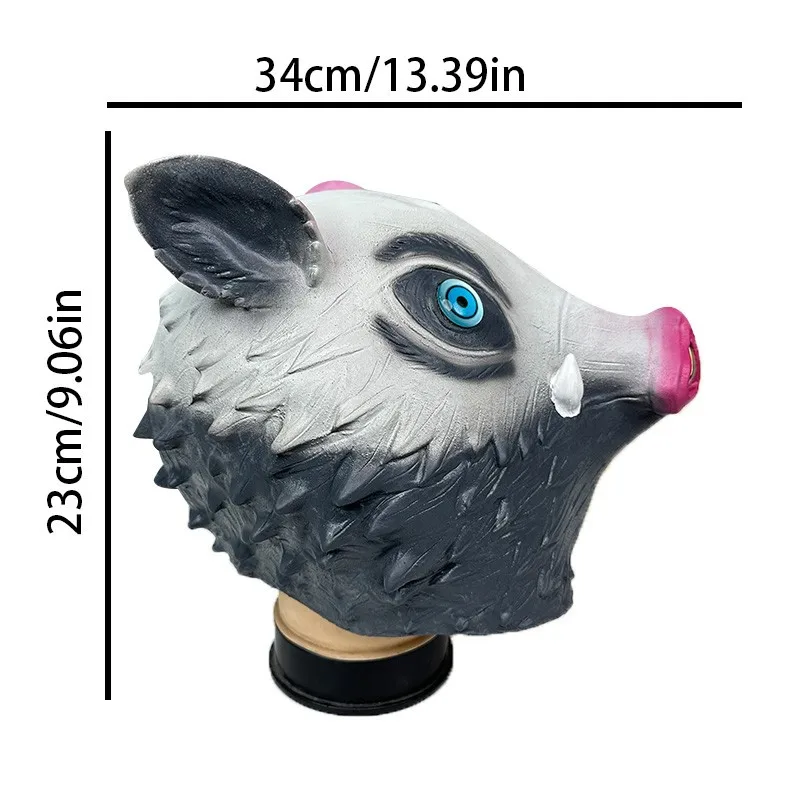 masque facial de cosplay demon slayer hashibira inosuke, accessoires de jeu de rôle anime d'halloween, cadeaux, jouets, fournitures de fête, accessoires masque facial de cosplay demon slayer hashibira inosuke, accessoires de jeu de rôle anime d'halloween, cadeaux, jouets, fournitures de fête, accessoires