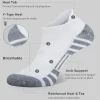 6/24 paires de chaussettes de course athlétiques à la cheville, chaussettes de sport rembourrées et respirantes, coupe basse, pour hommes et femmes