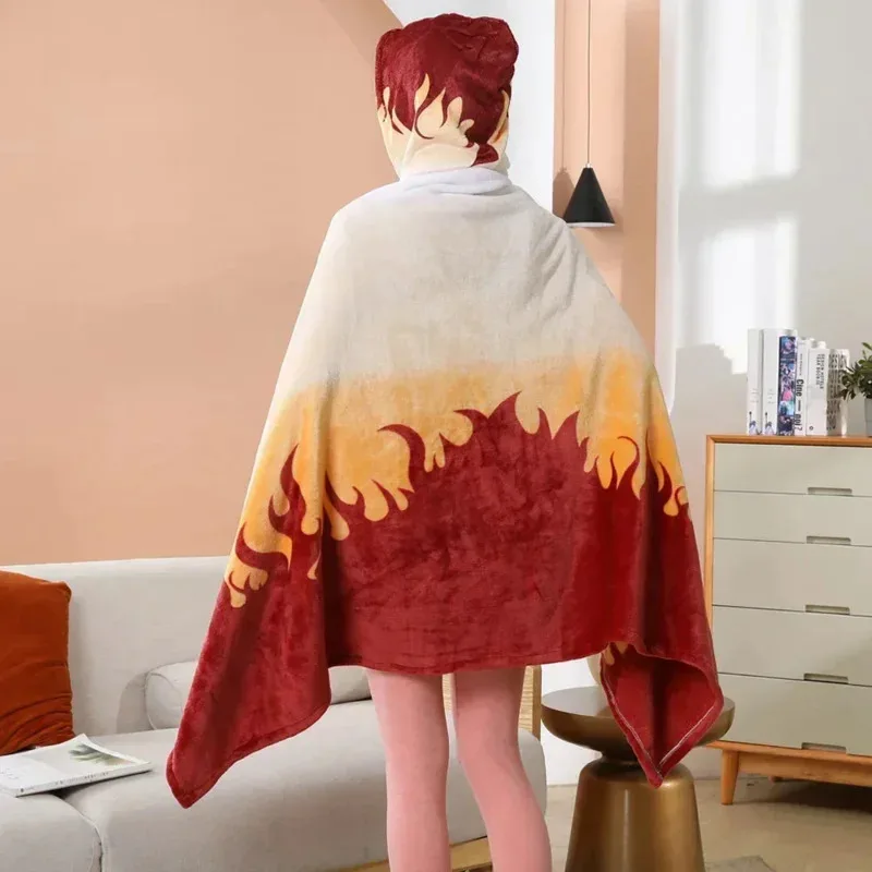 anime couverture cape kimetsu no yaiba cape hiver chaud polaire flanelle cosplay pyjamas costume à capuche noël anime couverture cape kimetsu no yaiba cape hiver chaud polaire flanelle cosplay pyjamas costume à capuche noël