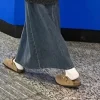 2025 femmes sans lacet sandales mode style coréen facile à porter tenue décontractée rétro chaussures à bout ouvert