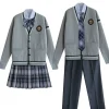 uniforme japonais jk, cardigan, pull, ensemble tricoté, uniforme scolaire pour hommes et femmes