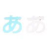 Épingle à cheveux avec écriture japonaise, harajuku steampunk, couvre chef subculturel fait à la main, couleur d'eau mignonne, pinces à cheveux pour filles douces
