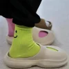 nouvelle marque de marée derrière le visage qui pleure a b chaussettes créatives drôles sport couleur pure couples chaussettes marée coton chaussettes hommes femmes