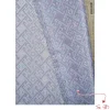 tissu jacquard à motif wanji bleu violet, gilet de style ethnique, robe de style tang, boîte à bijoux, tissu tissé coloré