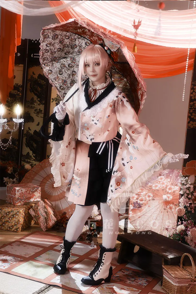 Rose Akiyama Mizuki Cosplay Costume pour Halloween, Noël plis de jeu de fête, jeu d’exposition de bandes dessinées, PJSK Taille S-XL Nouveau Rose Akiyama Mizuki Cosplay Costume pour Halloween, Noël plis de jeu de fête, jeu d’exposition de bandes dessinées, PJSK Taille S-XL Nouveau