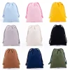 sacs à cordon en coton, sac de rangement en tissu pour articles divers, bonbons, bijoux, pièces de monnaie, clés, organisateur de maquillage, cosmétiques, poche cadeau à cordon