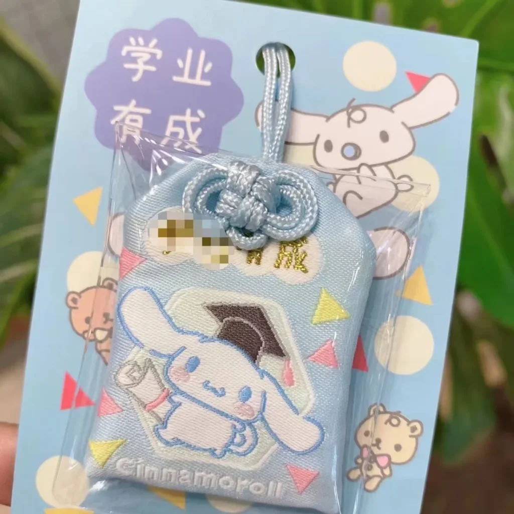 Sanrio Collection cannelle riz noir Hello Kitty bénédictions broderie décoration porte-bonheur ami mignon cadeau exquis