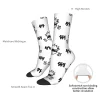 cool jujutsu kaisen anime chaussettes de basket ball mignon gojo sensei polyester chaussettes longues pour unisexe respirant