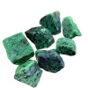 pierre brute naturelle pour aquarium de guérison reiki, citroquartz, spécimen de napperon, rouge, vert, zoisite, décoration d'intérieur, décoration de chambre, 1 pièce