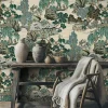 papier peint mural de jardin japonais, papier peint de paysage asiatique traditionnel pour décoration murale orientale de maison, papier peint pelable et collé