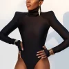 haut violet à manches longues fitness barboteuses femmes combinaisons sexy bureau dame mode body une pièce femme salopette hauts piw7