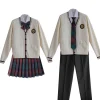 uniforme japonais jk, cardigan, pull, ensemble tricoté, uniforme scolaire pour hommes et femmes