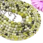 Perles Xiuyu en pierre naturelle, 4/6/8/10mm, cristal de guérison Reiki, rondes, amples, pour la fabrication de bijoux, bracelet et collier, DIY