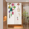 rideau de vestiaire de style japonais, cloison de confidentialité, rideaux de porte, entrée de cuisine, demi rideau suspendu en lin noren