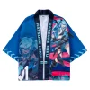 cardigan anime surdimensionné pour hommes et femmes, manteau moeyu ata ku haori entremikimono, vêtements t shirt cosplay costume, nouveau