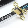 Épée de samouraï katana japonaise 72/104cm, tueur de démons katana tanjirou, couteau de ninja en fer kimetsu no yaiba, jouet cosplay pour enfant