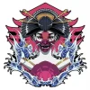autocollant japonais ronin bushido, décalcomanie en vinyle samouraï kokor, décoration de protection solaire anti rayures pour fenêtres de camping car