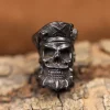 masque japonais mesurost hannya, perle de couteau en laiton, tête de crâne prajna bricolage, paracorde extérieure tissée, pendentif lanière, accessoires de bijoux, edc