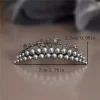 pince à cheveux coréenne chic en perles d'imitation, épingle à cheveux semi attachée facile à utiliser, pinces à ressort en croissant, accessoire pour cheveux indispensable.