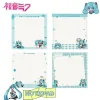 Hatsune Miku Anime dessin animé motif Notes autocollantes créatif personnalisé Non collant Message papier étudiant papeterie cahier cadeau