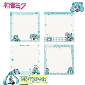 Hatsune Miku Anime dessin animé motif Notes autocollantes créatif personnalisé Non collant Message papier étudiant papeterie cahier cadeau
