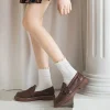 chaussettes à volants en dentelle pour femmes, 9 couleurs, japonais, coréen, harajuku, streetwear rétro, kawaii, mignonnes, jk lolita, jaunes