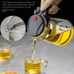 Théière Magique en Verre avec Infuseur, Résistante à la Chaleur avec Poignée en Bois, Grande Capacité, Mathiation du Thé Théière Magique en Verre avec Infuseur, Résistante à la Chaleur avec Poignée en Bois, Grande Capacité, Mathiation du Thé