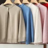 ceinz poncho cape en laine pour femme, un bouton, décontracté, doux, rond, chaud, 100% pure laine, accessoires cardigan, manteaux confortables à la mode