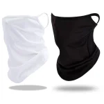 Cagoule d&rsquo;extérieur, masque facial d&rsquo;équitation unisexe, Protection du cou, masques de Protection solaire, cache-oreilles de moto, foulard en soie, masque facial de cyclisme