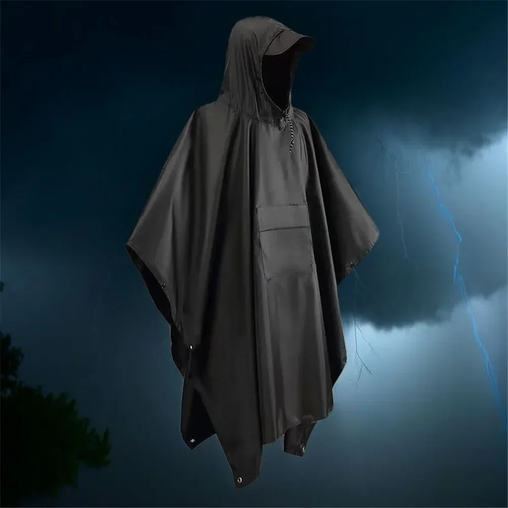 Portable mode adulte imperméable imperméable femmes hommes manteau de pluie à capuche pour randonnée en plein air voyage pêche escalade Poncho 비 Portable mode adulte imperméable imperméable femmes hommes manteau de pluie à capuche pour randonnée en plein air voyage pêche escalade Poncho 비