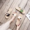 femme pantoufles fleurs sandales tongs sur chaussures de plage pour femmes tongs pas cher premium 2025 luxe liquidité vente