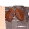 huanzbottles boucles d'oreilles géométriques ovales pour femmes, feuille de résine rapresin, grande taille, personnalité simple exagérée, bijoux de fête, cadeaux pour filles