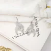koi carpe métal poisson rouge boucles d'oreilles animal poisson en alliage de zinc poisson rouge eardrop or argent couleur bijoux accessoires koi carpe pendentif