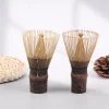 batteur matcha en bambou, brosse à thé, fait à la main japonais, mélangeur de bamboos, brosse multifonctionnelle pour la fabrication de thé matcha