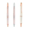 couleur limitée! jinhao 20 sakura résine presse rose or pince stylo plume rétractable ef f plume stylo avec convertisseur fournitures scolaires