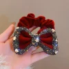 awaytr anneau de cheveux avec nministériels d en strass, accessoire japonais, ondulé, brcorporelle, tête, fleur, artificiel astique, corde de tête pour fille coréenne et femme