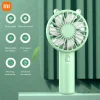xiaomi ventilateur portatif mini usb ventilateur rechargeable bureau refroidissement petit ventilateur silencieux adulte enfants extérieur dortoir voyage