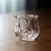 tasse juste japonaise de forme irrégulière de 180ml, distributeur de thé en verre à haute teneur en borosilicate résistant à la chaleur, service à thé chahai kung fu
