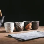 Tasse à thé rétro en céramique japonaise, zone estay francs, café matcha, tasse décontractée