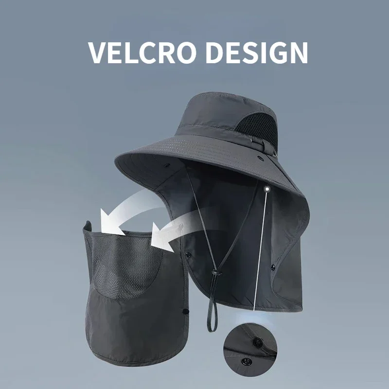 chapeaux de soleil d'été protection uv casquette de pêche de chasse en plein air pour hommes femmes randonnée camping visière seau chapeau cou rabat chapeau de pêcheur chapeaux de soleil d'été protection uv casquette de pêche de chasse en plein air pour hommes femmes randonnée camping visière seau chapeau cou rabat chapeau de pêcheur