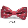noeud papillon formel à pois pour hommes, cravate à rayures pour garçons, mode masculine, noeud papillon d'affaires pour mariage, chemises provoqué pour hommes, cadeau de marque, 60 couleurs