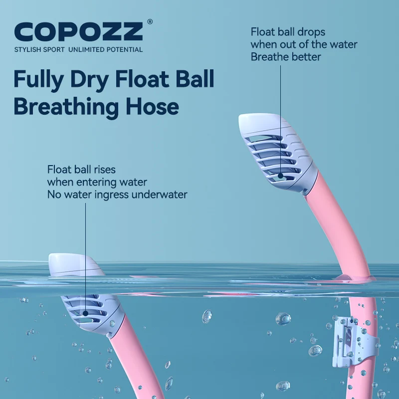 copozz masque de plongée sous marine et lunettes anti buée pour enfant, ensemble de tubes à ories facile copozz masque de plongée sous marine et lunettes anti buée pour enfant, ensemble de tubes à ories facile
