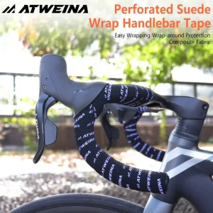 ATWEINA enveloppe de vélo de route avec support adhésif antidérapant et BBreathable avec enveloppe de mouche morte en PU + EVA avec accessoires d&rsquo;équitation