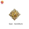 tube de perles d'or, tranche d'or, motif de fleur, patch de couture, gilet, sac de vêtements, tous les accessoires de couture décoratifs, bricolage