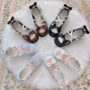 sandales à lanières douces pour femmes, chaussures kawaii chic, rondes, style collège, été