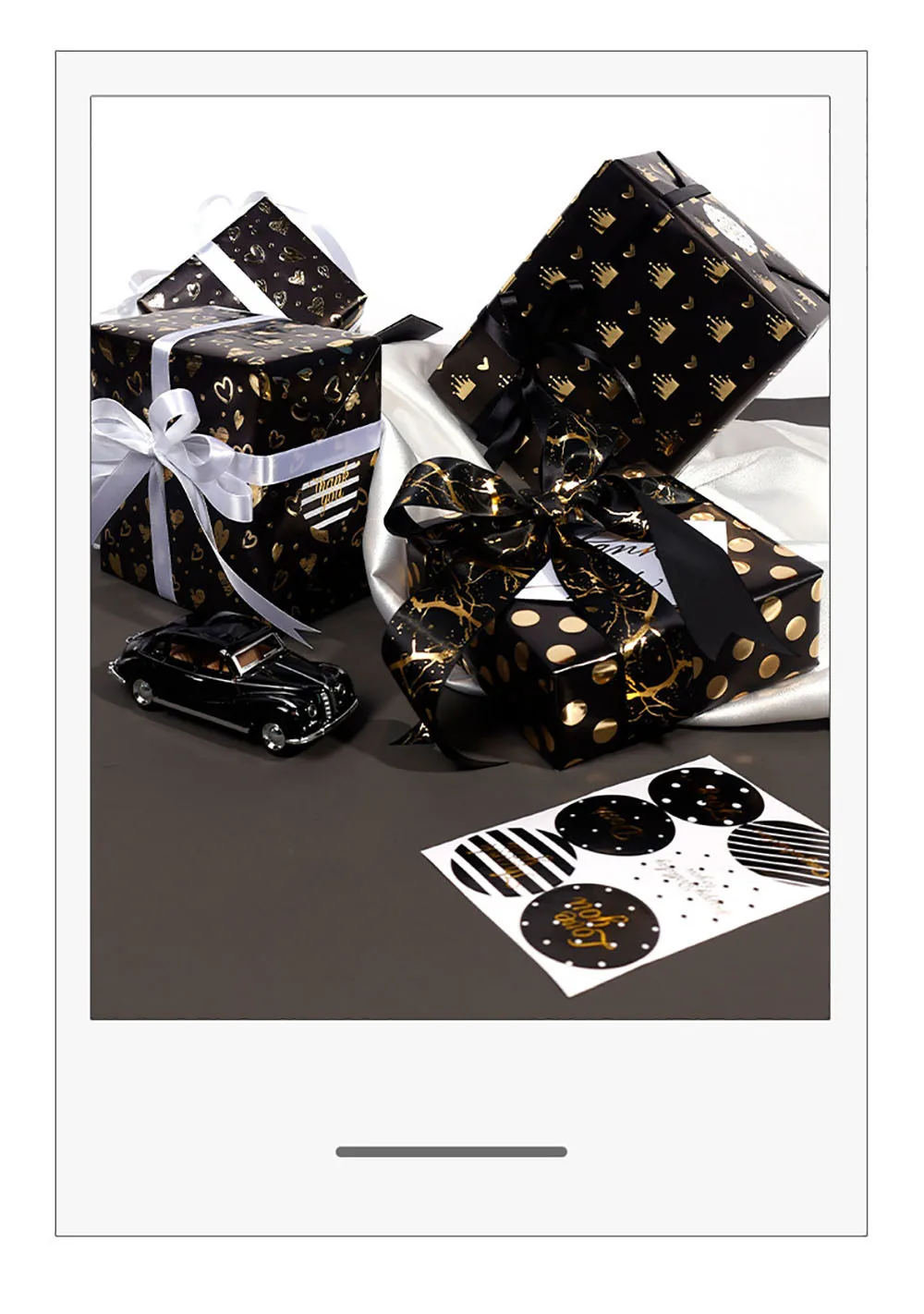 papier d'emballage cadeau flexible enduit noir, papier d'emballage de noël classique pour poupées plus grandes, ensembles de livres pour la saint valentin papier d'emballage cadeau flexible enduit noir, papier d'emballage de noël classique pour poupées plus grandes, ensembles de livres pour la saint valentin