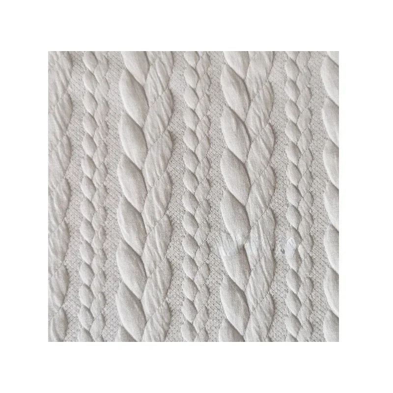 tissu jacquard tricoté d'épaisseur moyenne, imitant le pull, tissu de styliste à la mode, vêtements, bricolage, couture, matériau en polyester et spandex tissu jacquard tricoté d'épaisseur moyenne, imitant le pull, tissu de styliste à la mode, vêtements, bricolage, couture, matériau en polyester et spandex